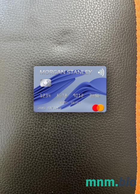 USA Morgan Stanley bank wygląd zdjęcia mastercard skan PSD + zdjęcie